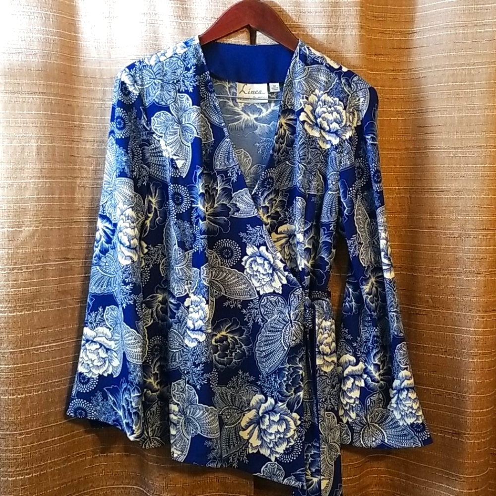 Faux wrap top